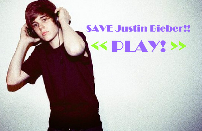 Click to play Justin Bieber Scary Maze game